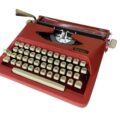 Máquina de Escribir Royal Parade Coral Roja - Imagen 4