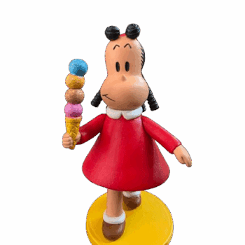 Lulú vestido rojo - Figura de Polietileno