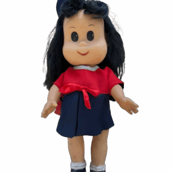 Lulú - Muñeco de época 80s vestido azul (Coleccionable)