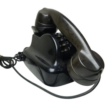 Teléfono Baquelita Negro sobremesa 1932 y 1945