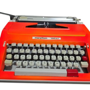 Máquina de Escribir Marathon 1000DLX Naranja