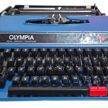 Máquina de Escribir Royal Brothers TypeWriters AZUL