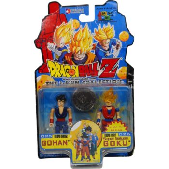 Figuras Dragon Ball Z I-Men 2001 Goku Super Saiyan y Gohan Irwin Toy MOC
