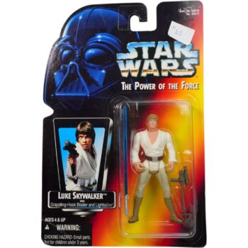 Figura Luke Skywalker Tatooine Star Wars 1995 Kenner Power of the Force Red Card
