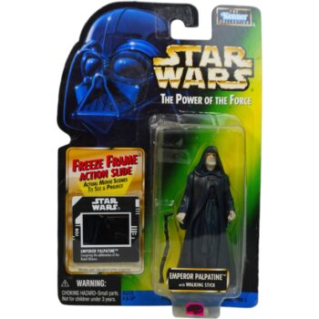 Figura Emperador Palpatine Star Wars 1998 Kenner Power of the Force Freeze Frame