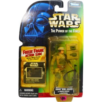 Endor Rebel Soldier POTF2 Kenner 1997 – Star Wars con Freeze Frame (Sellado)