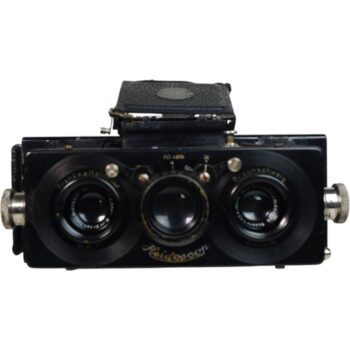 Cámara Estereoscópica Heidoscop Rollei-Werke Alemania 1931 Vintage Decorativa