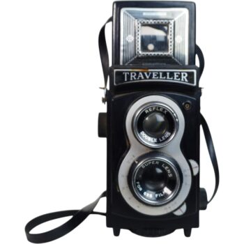 Cámara Traveller Reflex Pseudo-TLR de Formato Medio Decorativa