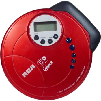 Reproductor Portátil RCA ESP-Xtreme RP2520 CD/MP3 – Rojo Vintage