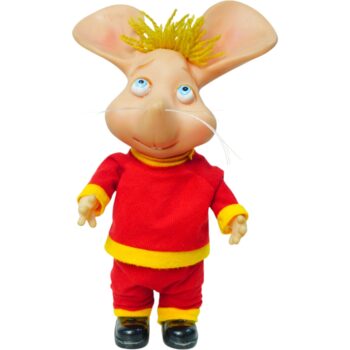 Topo Gigio - Muñeco de época 80s (Coleccionable) Ropita Roja