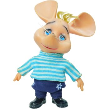 Mini Topo Gigio - Muñeco de época 80s (Coleccionable) Vintage Peruano