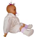 Muñeca Peloncita Deluxe Original BASA Funcionando Años 80 Ropa de lana - Imagen 4