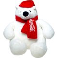 Peluche Oso Teddy Blanco Coca Cola 1993 Original - Imagen 1