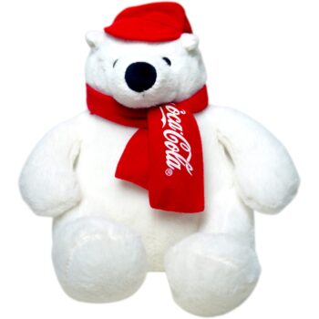 Peluche Oso Teddy Blanco Coca Cola 1993 Original
