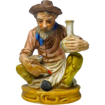 Figura Vintage de Cerámica Artesano Pintada a Mano – Hecho en Taiwán Años 50