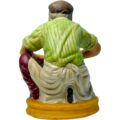 Figura Vintage de Cerámica Herrero Pintada a Mano – Hecho en Taiwán Años 50 - Imagen 4