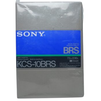 Cinta de Video Profesional Sony KCS-10BRS U-matic Vintage