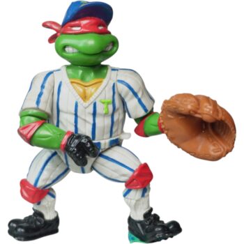 Figura Grand Slammin' Raphael – Sewer Sports All-Stars | Teenage Mutant Ninja Turtles Vintage 1991 | Playmates Toys
