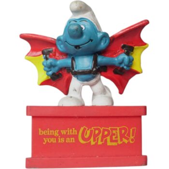 Figura Pitufo Volador / Ala Delta – Smurf-A-Gram Vintage | Schleich