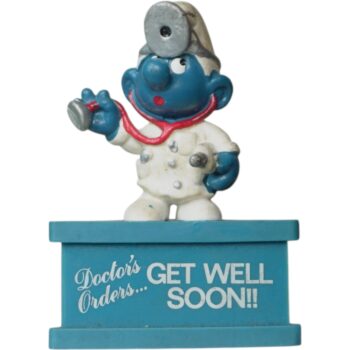 Figura Pitufo Doctor – Doctor's Orders... Get Well Soon!! | Smurf-A-Gram Vintage | Schleich