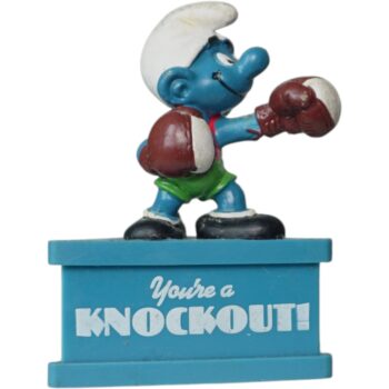 Figura Pitufo Boxeador – Smurf-A-Gram Vintage | Schleich