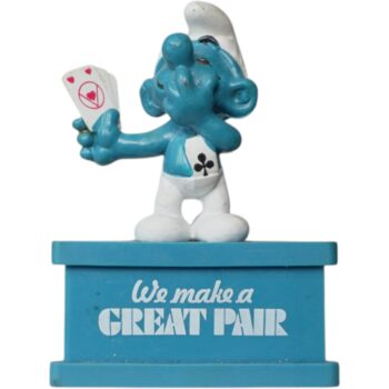 Figura Pitufo Jugador de Cartas – Smurf-A-Gram Vintage | Schleich