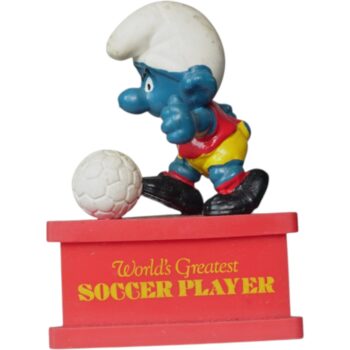 Figura Pitufo Futbolista – World's Greatest Soccer Player | Schleich Vintage