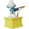Figura Pitufo Pescador “Smurf A Gram” – Schleich Vintage 1980s | Colección Peyo - Imagen 3