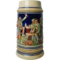 Jarra de Cerveza Alemana Vintage de Cerámica – 1 Litro - Imagen 3