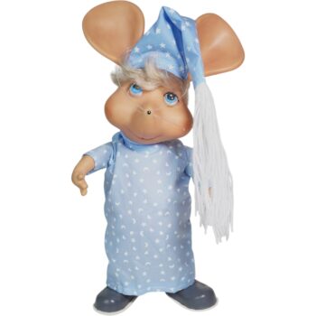 Topo Gigio - Muñeco de época 80s (Coleccionable) Pijama con Estrellas