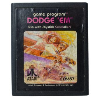 Juego Dodge 'Em para Atari 2600 | Cartucho Original Operativo