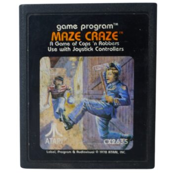 Juego Maze Craze: A Game of Cops 'n Robbers para Atari 2600 | Cartucho Original Funcional