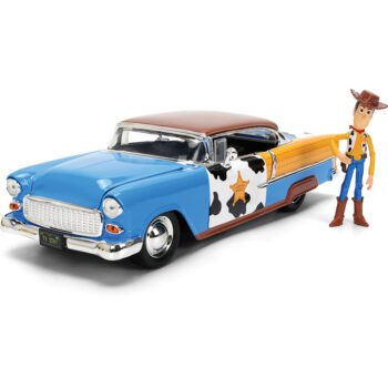 Chevrolet Bel Air 1955 Toy Story con Figura de Woody | Escala 1:24 | Jada Toys