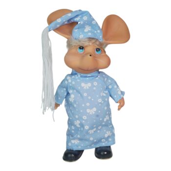 Topo Gigio - Muñeco de época 80s (Coleccionable) Pijama con Moños