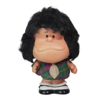 Mafalda con Camisa Escocesa Verde – Muñeca Vintage Coleccionable