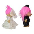 Pareja de Trolls Vintage Russ Berrie | Boda - Imagen 4