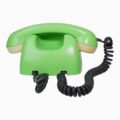 Teléfono Original Funcional Retro de Disco Verde - Imagen 3