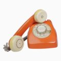 Teléfono Fijo Retro Estilo GPO 746 Naranja - Imagen 2