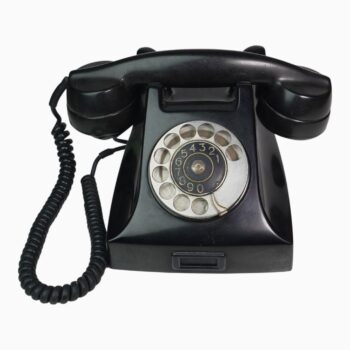 Teléfono Clásico de Baquelita Negra Ericsson DBH 1001