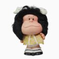 Mafalda con Vestido Amarillo con Flores – Muñeca Vintage Coleccionable - Imagen 1