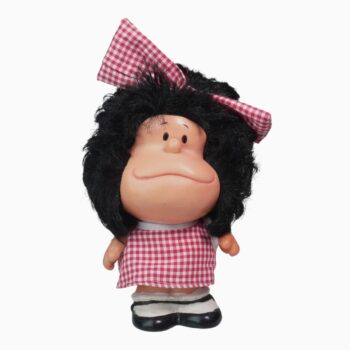 Mafalda con Vestido a Cuadros – Muñeca Vintage Coleccionable