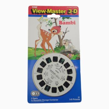 Set de Discos View-Master 3-D: Bambi (Tyco / Disney - Modelo BP 3060) – Blíster Original Vintage 1990s