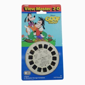Set de Discos View-Master 3-D: Goof Troop / La Tropa Goofy (Tyco / Disney) – Blíster Original Vintage 1993