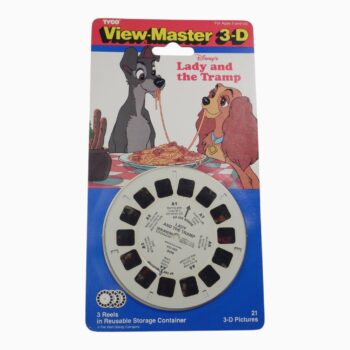 Set de Discos View-Master 3-D: Lady and the Tramp / La Dama y el Vagabundo (Tyco / Disney - Modelo 3056) – Blíster Original Vintage 1991