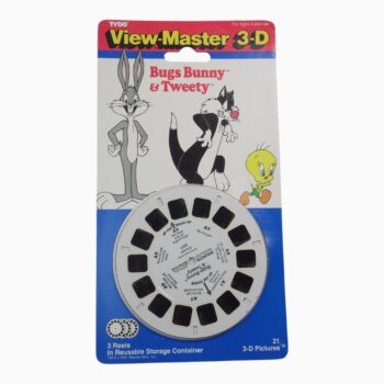 Set de Discos View-Master 3-D: Bugs Bunny & Tweety (Tyco / Warner Bros. - Modelo 1077) – Blíster Original Vintage 1991