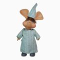 Muñeco Vintage Topo Gigio en Pijama de Dormir (BASA / Rayito de Sol) – Década de 1980 - Imagen 1