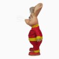 Muñeco Vintage Topo Gigio en Conjunto Deportivo Rojo y Amarillo (Rayito de Sol / María Perego) – Década de 1980 - Imagen 3