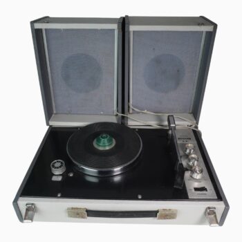 Tocadiscos Portátil Denky | Stereo Transistorizado | Vintage Peruano Años 70