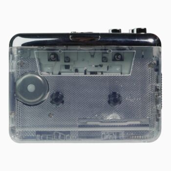 Convertidor de Casete a MP3 y Reproductor Portátil TON010 Transparente con USB Tipo-C
